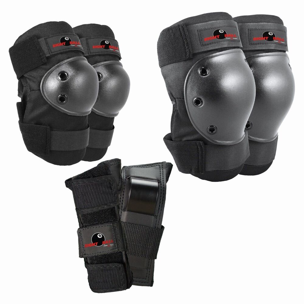 Eight Ball Multi-Sport Protective Pad Set 3 Pack Youth Age 5+ Open Box